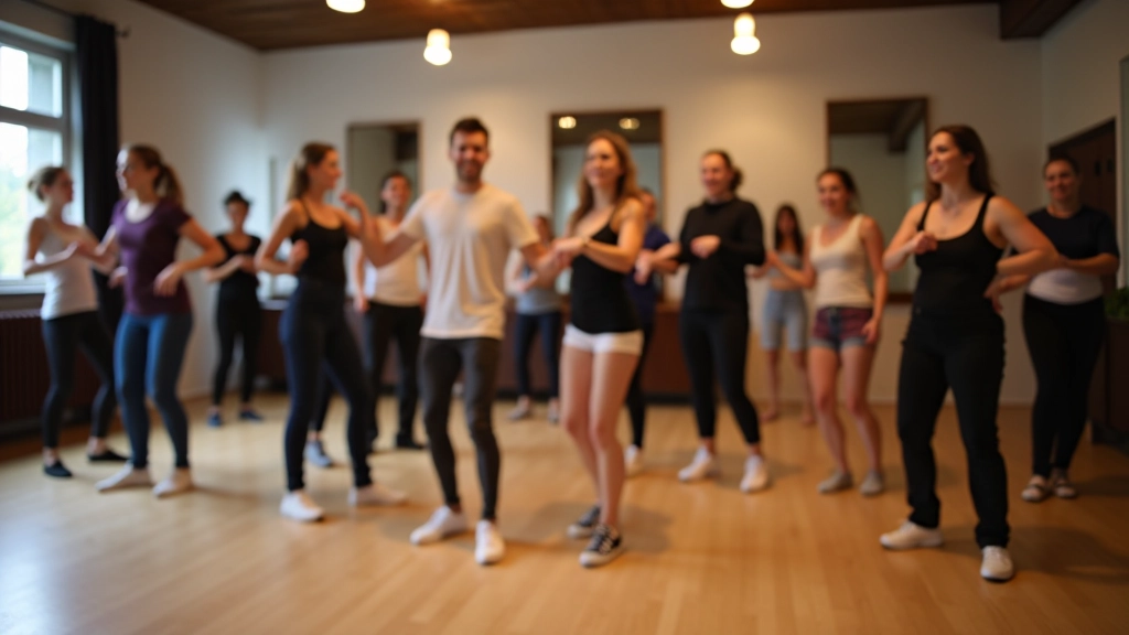 Dance class instruction